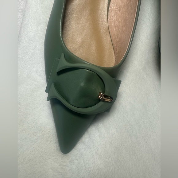 NEW C. Paravano Leather Flats NWOT - Picture 2 of 7